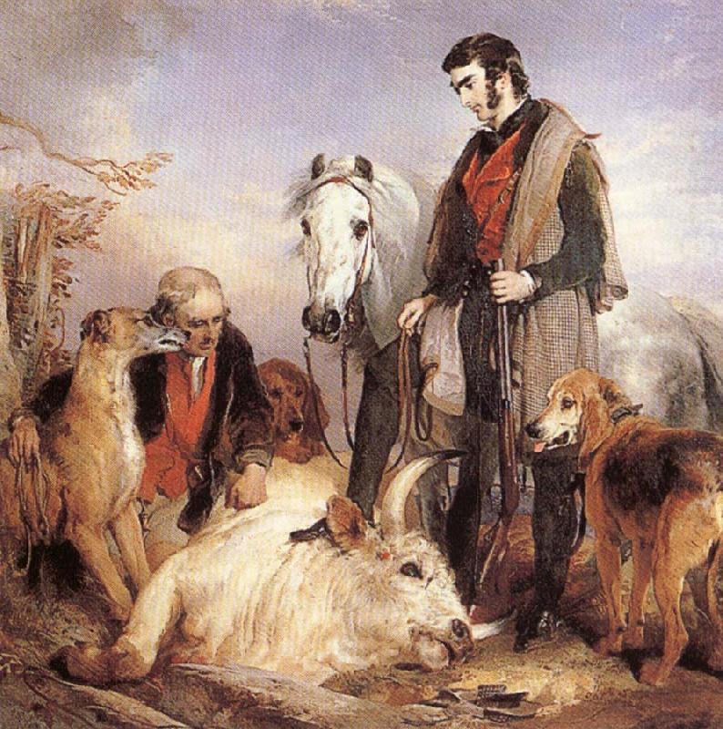 Sir Edwin Landseer Death of the Wild Bull china oil painting image